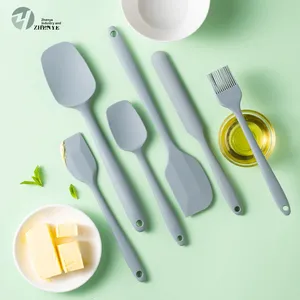 Set di 6 <span class=keywords><strong>spatole</strong></span> in <span class=keywords><strong>silicone</strong></span> <span class=keywords><strong>per</strong></span> la cottura, riemessaggio, con <span class=keywords><strong>spatole</strong></span> resistenti alle alte temperature <span class=keywords><strong>per</strong></span> uso alimentare e pennello da <span class=keywords><strong>pasticceria</strong></span> - Product Image 3