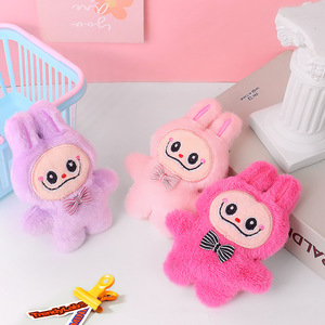 <span class=keywords><strong>TikTok</strong></span> Rabu <span class=keywords><strong>chica</strong></span> corazón llavero pajarita burbuja Mat felpa colgante ligero bolsa muñeca regalos - Product Image 4