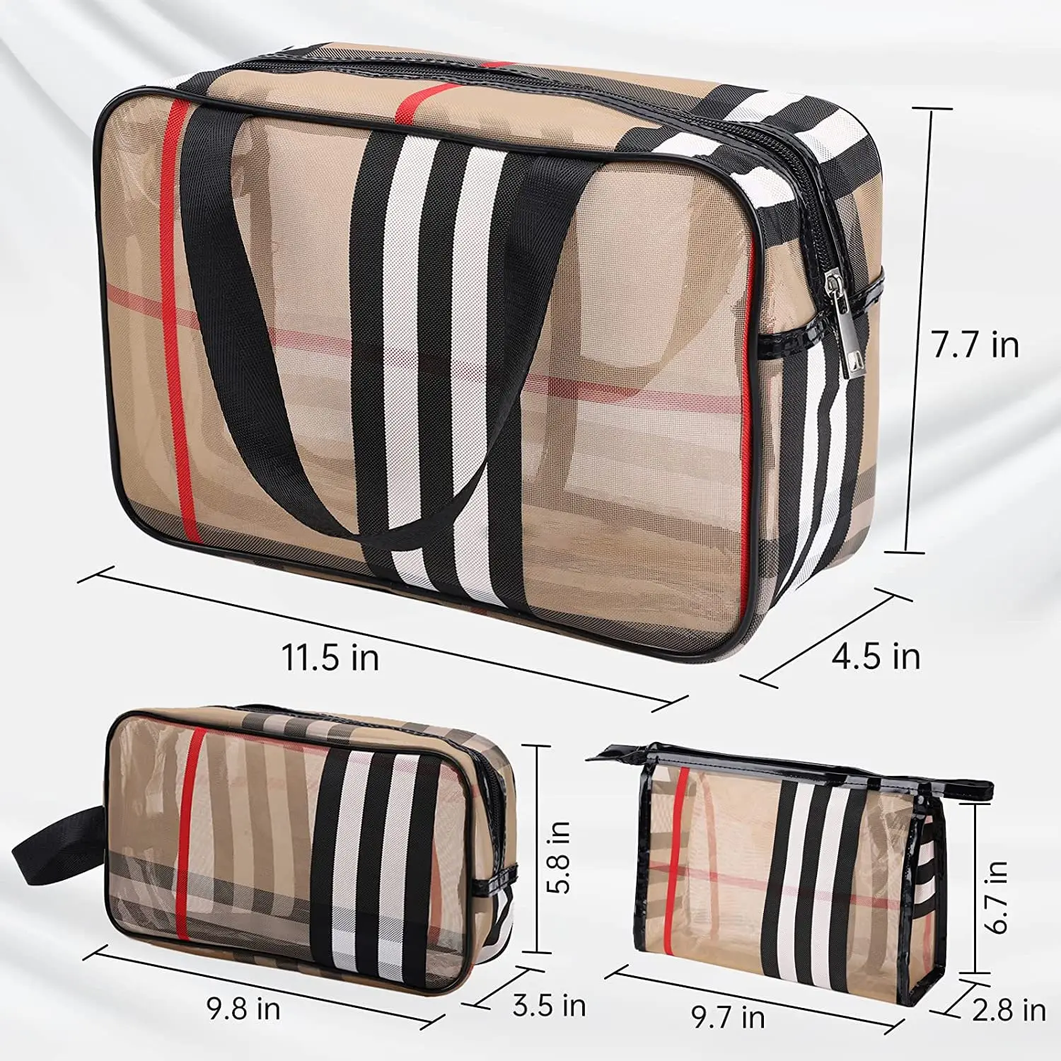 Wholesale Transparent Makeup Storage Bag Travel Portable Storage Bag For Travel Business Trip