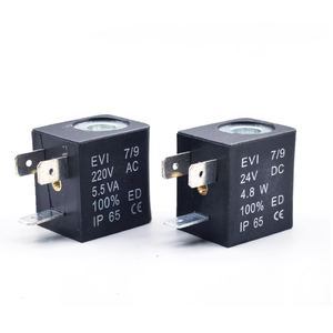 Bobina valvola solenoide Airtac <span class=keywords><strong>EVI</strong></span> 7/9 220VAC 9 5.5VA <span class=keywords><strong>e</strong></span> <span class=keywords><strong>EVI</strong></span> 7/9 24VDC 4.8W foro 9mm altezza 30mm - Product Image 4