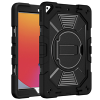 Funda de Silicona Premium para Tablet PC, para Viajeros, con Soporte, Resistente a Impactos, para iPad 10.2 7ª/8ª/9ª Generación