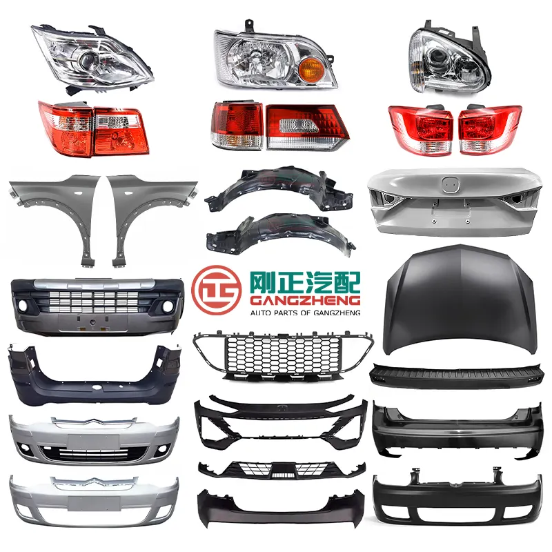 Spare Parts Wholesale Car Front Rear Bumpers For HONGQI H5 H6 H7 H9 HS5 HS7 HS GEELY GEOMETRY PANDA MINI KNIGHT G6 M6 E A C