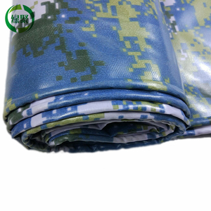 Recubierto de PVC de tela de camuflaje camión cortina Lona de pvc impermeable lonas para 40 contenedor cubierta - Product Image 3