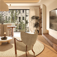 Décoration d'appartement, mobilier, personnalisation complète de la maison, design d'intérieur, package maison pour jeunes professionnels urbains
