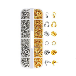 Jewelry Making Tool Set With Beading Components For <b>Bracelet</b> Crafting Silver And Gold Plated <b>Metal</b> Parts Included - Product Image 4