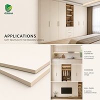 Panneau MDF Premium Écologique Moderne de Première Classe, Plaqué Bois Blanc, Résistant à l'Humidité, Imperméable, Ignifuge E0