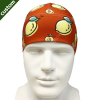 Bonnet de course personnalisé OEM pour homme, doublure satinée, en polyester, pour cyclisme, ski, sports de plein air, ajustable, style bonnet court, fabricant Waffle