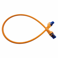 Cable de Red Cat6a, Trenzado, Sin Blindaje, Cobre Puro, Aislamiento de PVC, 4 Pares, Cable de Conexión Ethernet UTP