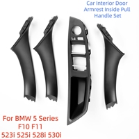 Lot de 4 poignées de tirage intérieures de porte de voiture (gauche et droite) beiges, noires ou couleur huître pour BMW Série 5 F10 F11 523i 525i 528i 530i