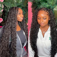 Cheveux humains brésiliens vierges non traités en gros, qualité Remy, pour tresses, extensions en vrac à double trame, ondulations profondes, grade 8A-12A