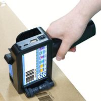 Imprimante jet d'encre commerciale portable avec écran tactile pour le marquage des dates sur les gobelets en papier