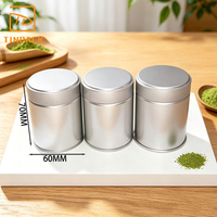 Boîte de conserve ronde en fer blanc personnalisable pour aliments, fabriquée avec des matériaux recyclés et dotée d'un couvercle à vis