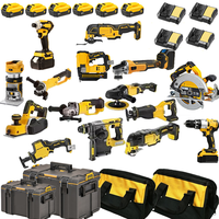 Ensemble complet d'outils électriques sans fil 21V, perceuse multifonctionnelle, kit combiné d'outils à main, tournevis électrique pour la découpe du bois