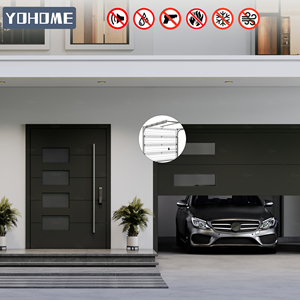 Fabricant chinois de portes de garage de premier plan : <span class=keywords><strong>Porte</strong></span> de garage sectionnelle contemporaine avec <span class=keywords><strong>porte</strong></span> d'entrée principale, ensemble <span class=keywords><strong>porte</strong></span> de garage et <span class=keywords><strong>porte</strong></span> d'entrée pour villa - Product Image 5