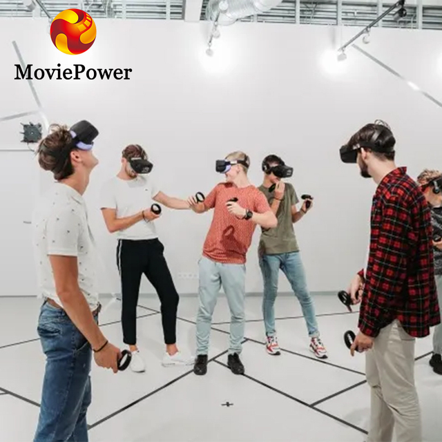Virtual Reality 9D Video Simulator Platform Set VR Arcade Game Machine with Metal Construction Zombie Shooting Experience