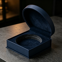 Boîte cadeau en carton rigide personnalisée, boîte d'emballage en papier noir, boîte pliante de luxe pour mariage, cosmétiques, bougies, fleurs