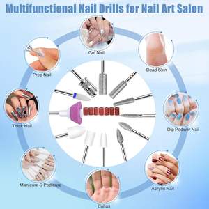 Machine à ongles professionnelle portable en plastique avec écran LCD et fonction Power Bank 35000 tr/min, kit de retrait de gel UV - Product Image 6