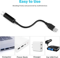 Accessoires de Lumière de Voiture Intérieurs Décoratifs, Projecteur d'Étoiles USB LED pour Plafond de Voiture