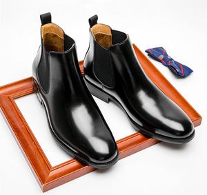 รองเท้าบูทเชลซีหนังแท้คุณภาพสูงสำหรับผู้ชายรุ่นใหม่ประจำฤดูหนาวปี 2025 - Product Image 3