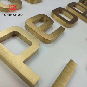 3D láser de acero inoxidable canal signo de Metal oro rosa <span class=keywords><strong>letras</strong></span> y el número - Product Image 1