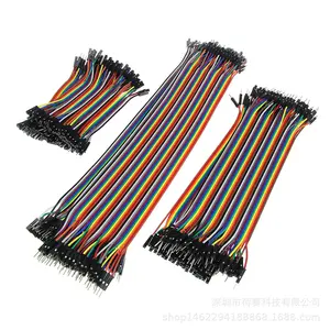 Personalizado 10cm 20cm Color DuPont Cable M a F DuPont Cable macho a hembra Cable de puente