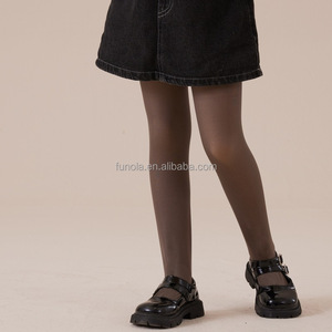 Collants thermiques transparents pour filles de 90 à 160cm, collants doublés en polaire pour l'hiver, faux translucide opaque pour enfants - Product Image 3