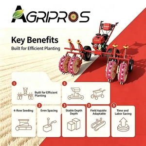 Semoir de précision à 4 rangs pour maïs, espacement des rangs réglable, machine à semer automotrice pour arachides et soja - Product Image 3