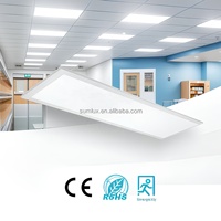 Panneau lumineux LED moderne en aluminium certifié CE RoHS 1x4 2x4 4000K 6500K encastré rétroéclairé pour bureau