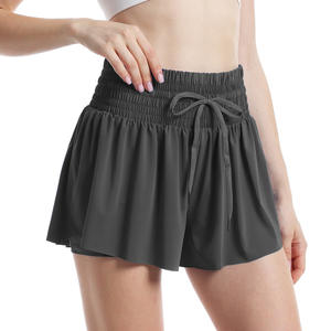 महिलाओं के लिए शुद्ध रंग आकस्मिक ग्रीष्मकालीन फ्लोय एथलेटिक शॉर्ट्स महिलाओं के लिए शुद्ध रंग आकस्मिक ग्रीष्मकालीन फ्लोय एथलेटिक शॉर्ट्स - Product Image 5