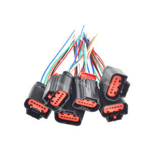 Connettore adatto del cablaggio del cavo di H delle parti del supporto dell'ago del giunto di TerminalsButt del connettore femminile di 6 pin DJ7065YB-1.2-21 - Product Image 1