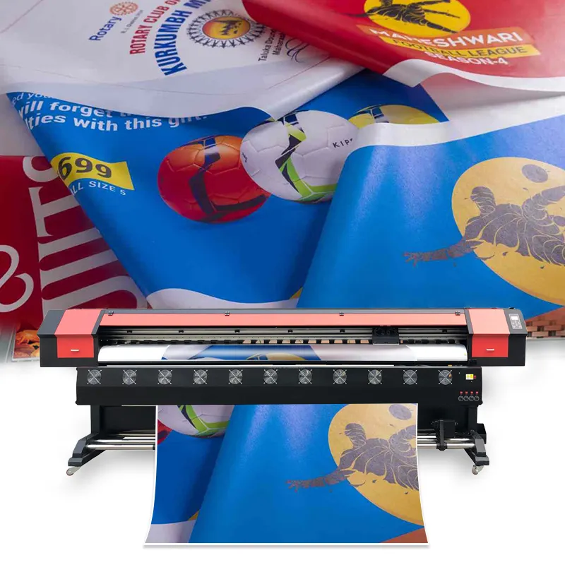 Stampante digitale eco solvente per stampante di grande formato da 3.2m con testina di stampa xp600 per pellicole per striscioni carta vinilica