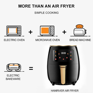 <span class=keywords><strong>Freidora</strong></span> de <span class=keywords><strong>Aire</strong></span> Digital Moderna sin Aceite, Horno Eléctrico de Gran Capacidad de 6L, <span class=keywords><strong>Freidora</strong></span> Eléctrica Multifuncional Comercial y Doméstica - Product Image 5