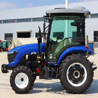 Livraison Gratuite – Tracteurs Agricoles 4x4 Économes en Énergie 50cv 55cv 60cv avec Remorque, Cultivateur Rotatif et Semoir