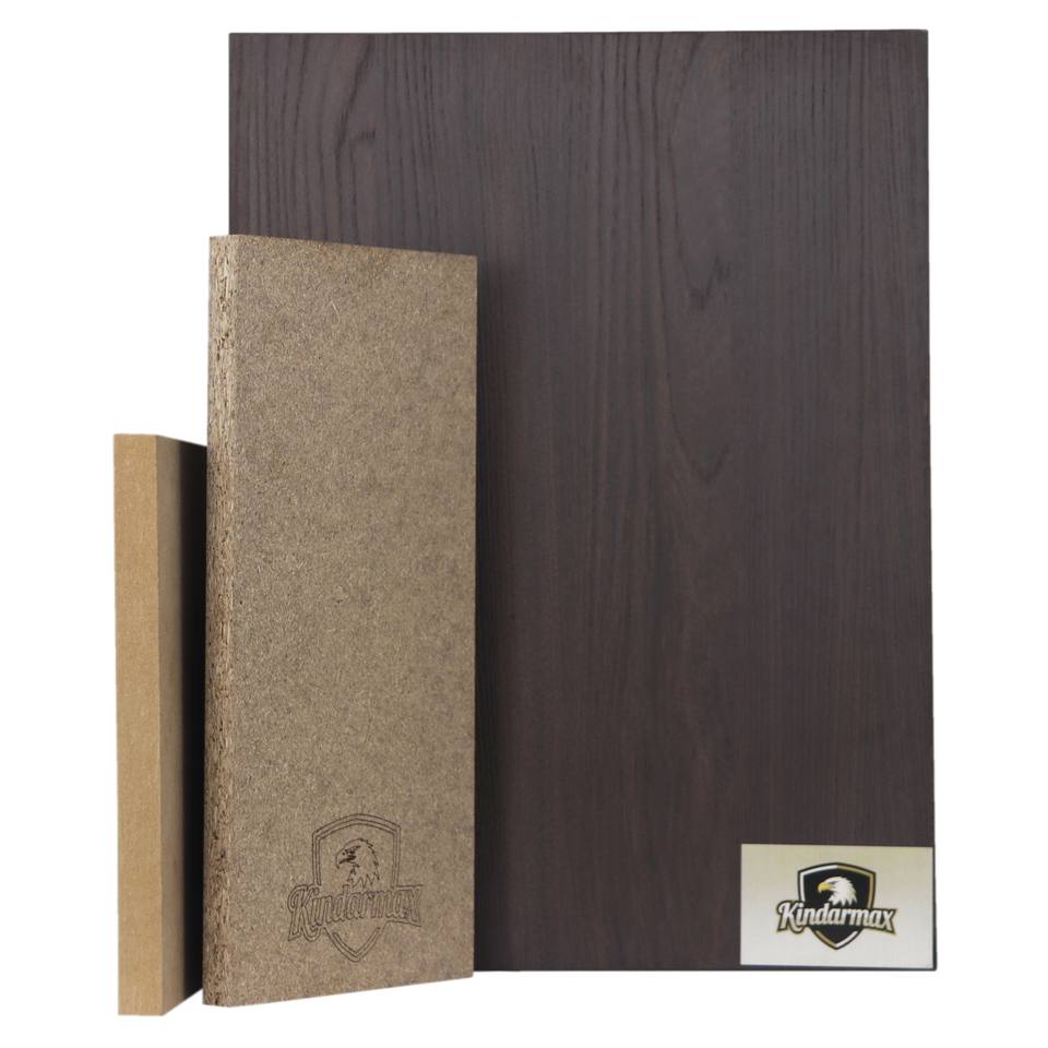 Mdf Surface Texture 18mm Synchronized Texture Melamine Faced MDF Board CE Certified Eco ...