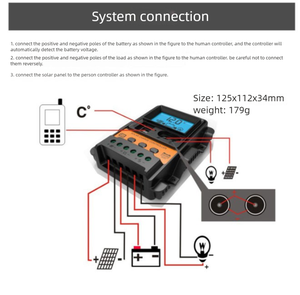 XZJ в наличии 10A/20A/30A контроллер солнечного заряда, <span class=keywords><strong>PWM</strong></span> PV Панель 12 В/24 В автоматическое распознавание, USB зарядное устройство Универсальный контроллер постоянного тока - Product Image 4