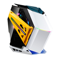 Boîte d'ordinateur avancée Boîtier Atx Panneaux en plastique Étui de bureau OEM ODM Étui de jeu à structure de forme spéciale