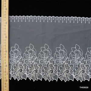 Bandes de guipure, garniture de dentelle, dentelle de Guatémala, garniture de dentelle ecclésiastique, style Insta Fashion, prix abordable, couleur Teal, bandes de broderie - Product Image 6