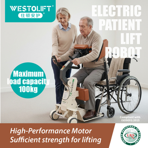 Elevador Eléctrico para Pacientes de 100 kg de Capacidad - Elevador de Aluminio Plegable para Cuidado en el Hogar y Hospital - Product Image 2