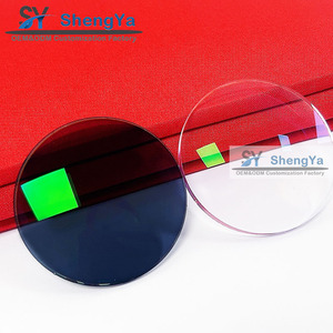 1.56 photogrey chống phản chiếu lớp phủ photochromic ống kính spin-màu Xanh/Xám/Nâu <span class=keywords><strong>1.67</strong></span> aspheric ống kính quang học màu xanh khối - Product Image 2