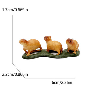 Miniaturas de Animales para Ensamblar y Simular: Gatito, Pollito, Cachorro, Pato, Conejo, Pingüino, Capibara - Product Image 3