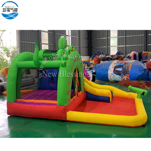 Château <span class=keywords><strong>gonflable</strong></span> et <span class=keywords><strong>trampoline</strong></span> Happy Lion <span class=keywords><strong>Mini</strong></span> Indoor Oxford Air Bounce House pour enfants - Product Image 5