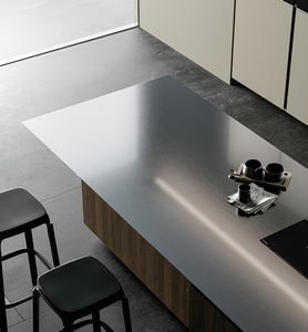 Mueble de Cocina Moderno con Puerta y Panel de MDF en Acabado de Madera Oscura para Uso en Hogares Contemporáneos - Product Image 5