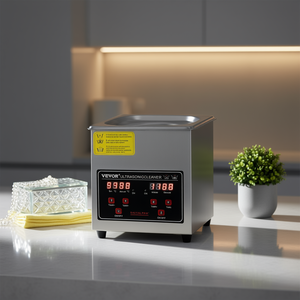 Nettoyeur à ultrasons Vevor 2L en acier inoxydable avec minuterie numérique et chauffage pour bijoux, usage domestique - Product Image 2
