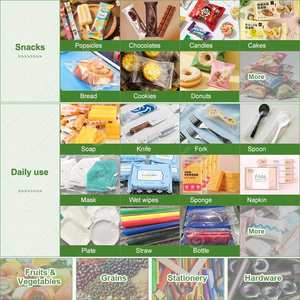 Máquina Envasadora Automática Multifuncional para Bolsas y Sobres de Galletas, Barras de Helado, Pan Lavash y Alimentos Congelados - Product Image 6