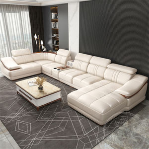 Sofá de cuero multifuncional personalizado moderno, muebles de sala de estar, juego de <span class=keywords><strong>sofás</strong></span> - Product Image 1