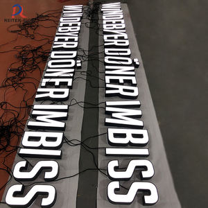 Control remoto de señalización LED con letras de canal 3D personalizado IP65 resistente al agua Asistente de <span class=keywords><strong>Google</strong></span> Compatible con empresas comerciales y bodas - Product Image 3