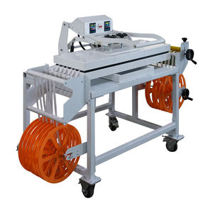 Máquina de Prensa Térmica para Cintas con Doble Placa Calefactora de Gran Tamaño 70x90/30x100 y Base Móvil - Product Image 3