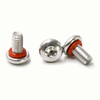 Sekrup O Ring OEM Kustom Baja Tahan Karat Kepala Pan Torx Tahan Air