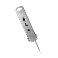 Mini outil 7 en 1 avec tournevis éjecteur de carte SIM ouvre-porte-clés Multitool pour iPhone Samsung téléphone réparation voyage