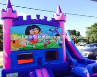 Château gonflable modulaire pas cher à vendre, toboggan gonflable pour tout-petits